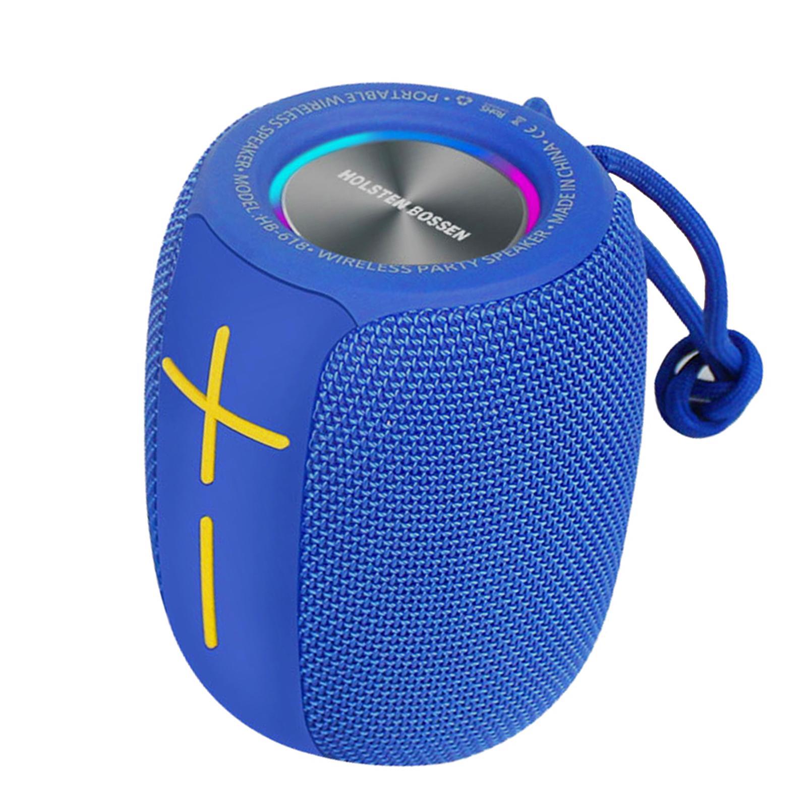 Portable Speaker Bluetooth  Sound Rich Bass  TF Card Blue