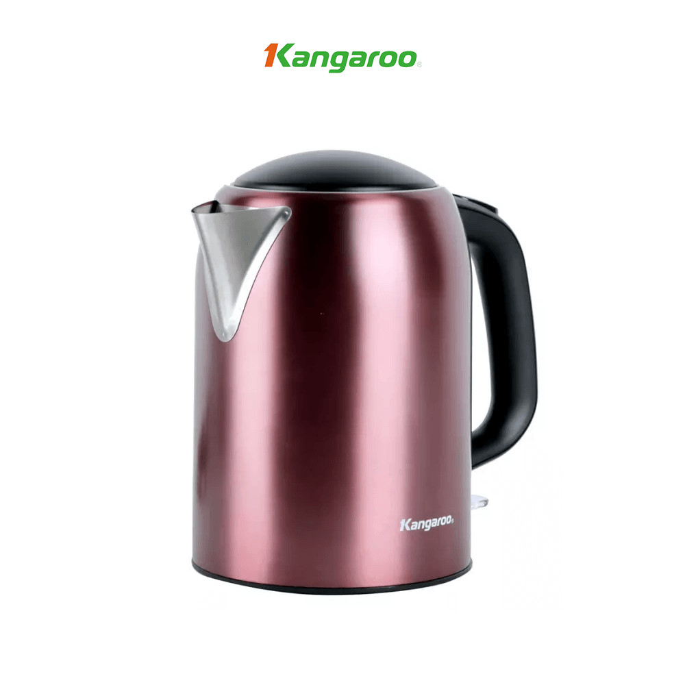 Bình đun siêu tốc Kangaroo inox 1.7L model KG17K2 - Hàng chính hãng