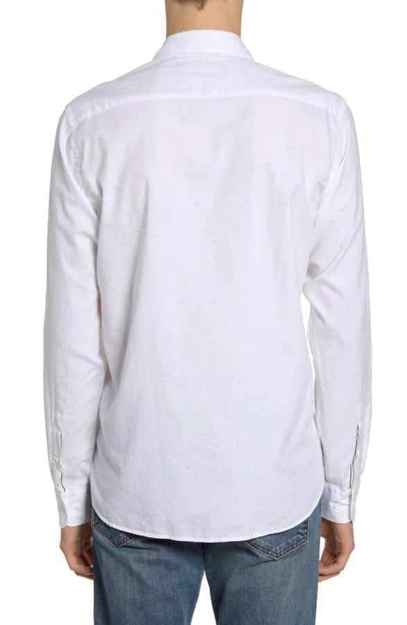 Áo Sơ Mi Tay Dài SCOTCH & SODA FRESH BLUE MELANGE SHIRT - SIZE L-XL