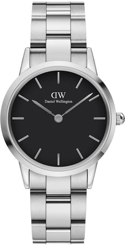 Đồng hồ nữ Daniel Wellington Iconic Link Silver Black 32mm DW00100206