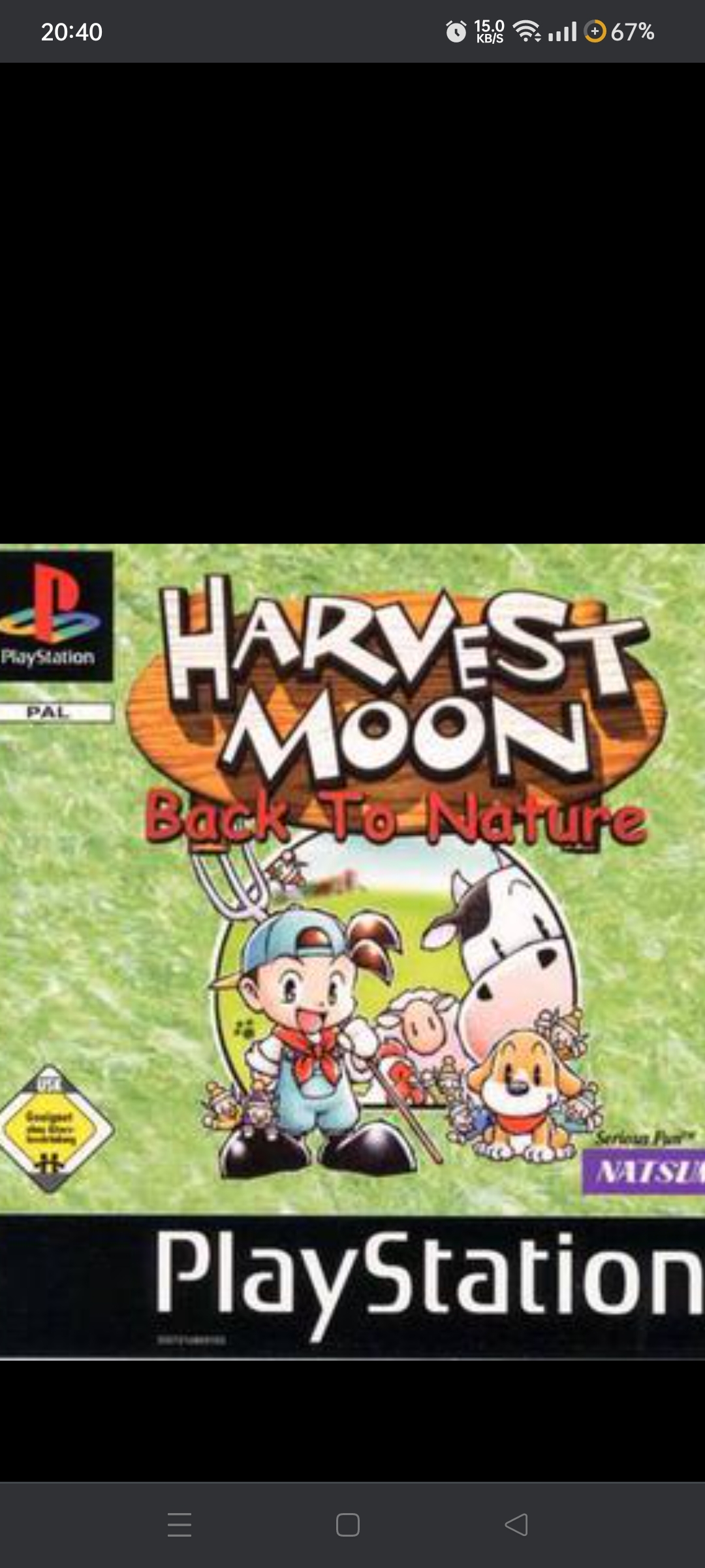 [HCM]Game ps1 harvest moon back to nature