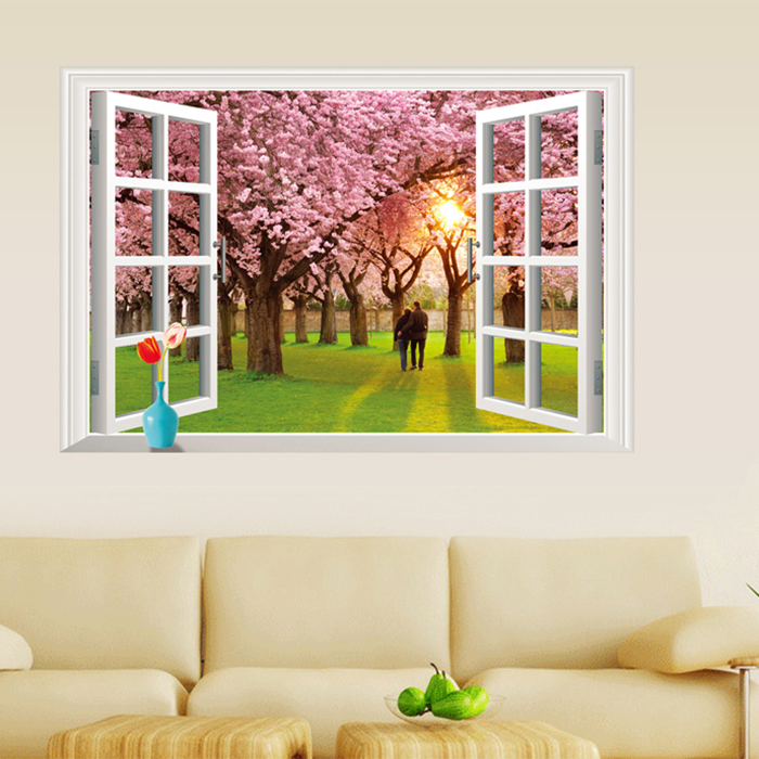 Decal Dán Tường Họa Tiết CS Hoa Đào PK131