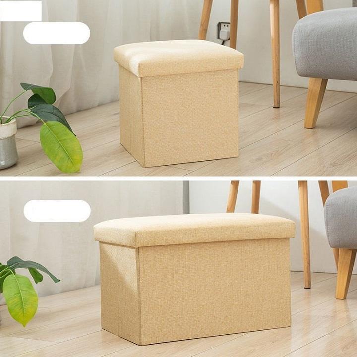 Hộp Đựng Đồ Kiêm Ghế Ngồi - Ghế Đôn Kiêm Hộp Đựng Đồ Đa Năng