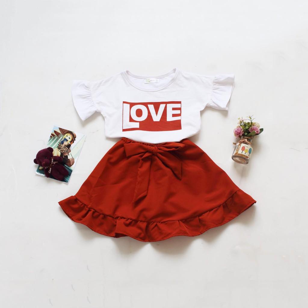 SÉT VÁY ĐẦM CHỮ LOVE