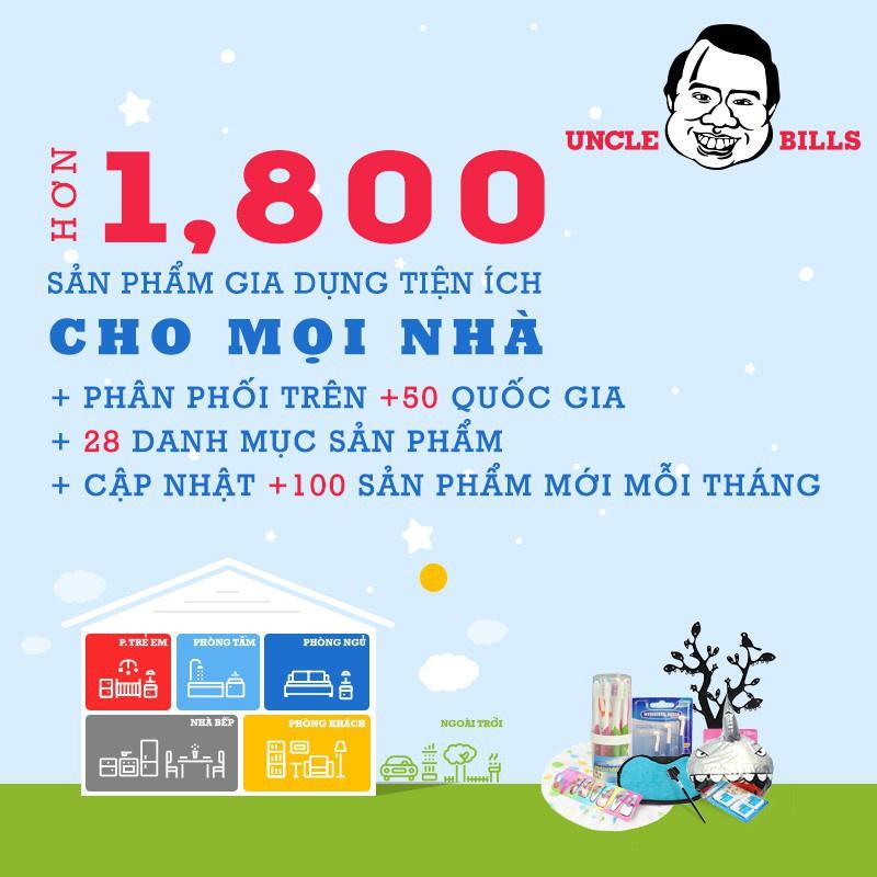 Bộ 7 móc treo quần áo nhiều màu sắc Uncle Bills BL0124 móc treo phơi quần áo, phơi đồ, tiện lợi