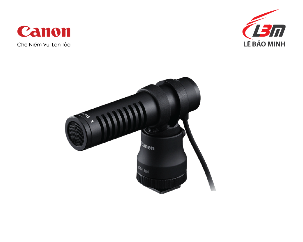 Microphone Canon DM-E100 (dành cho EOS M200, EOS M6 II, EOS M50, G7X III,...) - Hàng Chính Hãng LBM
