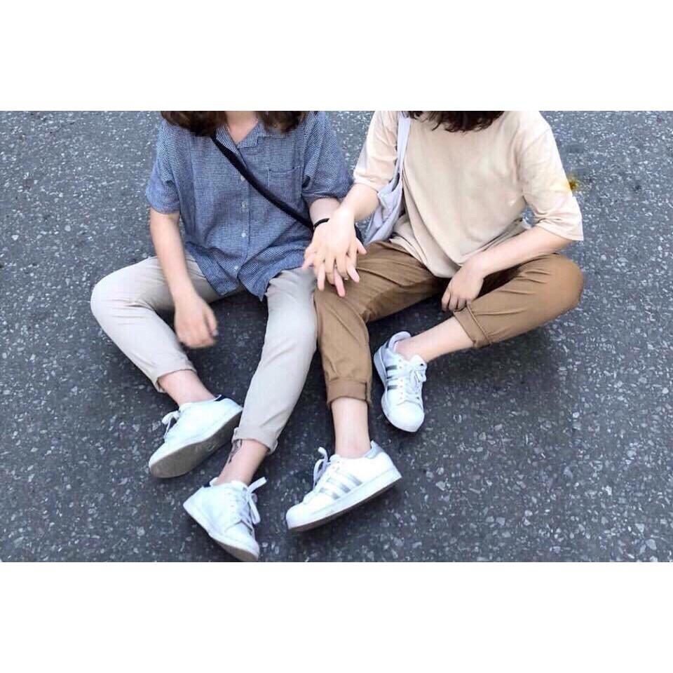 Quần Kaki Basic Pants Unisex Nữ Cá Tính-Thời Trang PONIVA