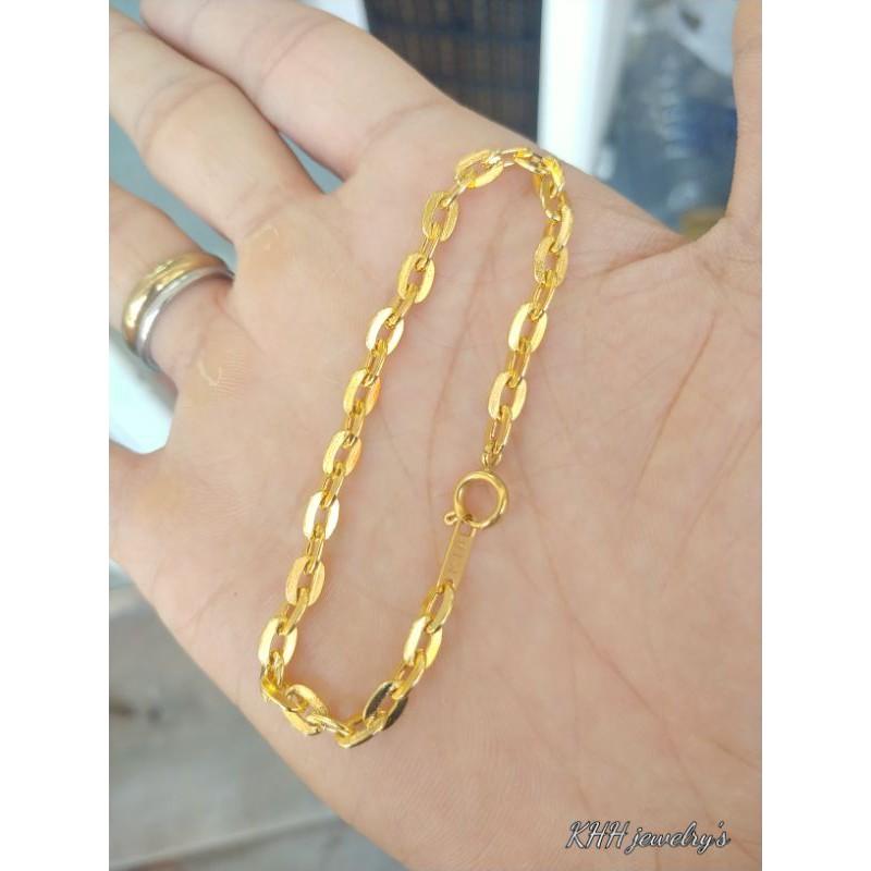 Lắc Tay Xích Trơn Nhỏ 4MM Đơn Giản Nam Nữ-Dùng tắm rửa thoải mái không kiêng mồ hôi