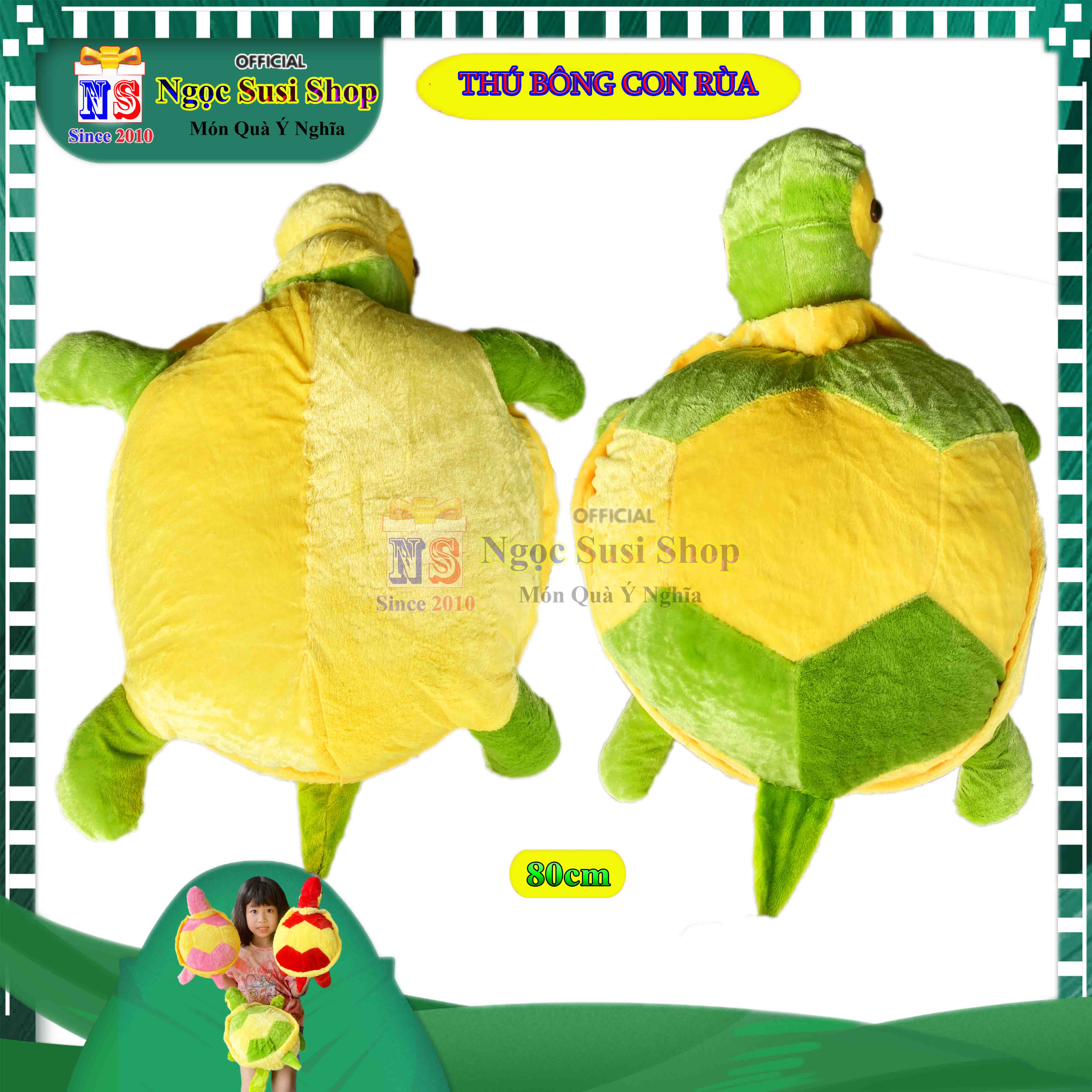 GẤU BÔNG CON RÙA CHO BÉ YÊU SIÊU CƯNG - THÚ BÔNG CON RÙA