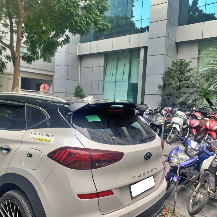 Đuôi Gió Thể Thao Hyunhdai Tucson  Chất Liệu Nhựa ABS , Lắp Được Cho Tất Cả Các Đời