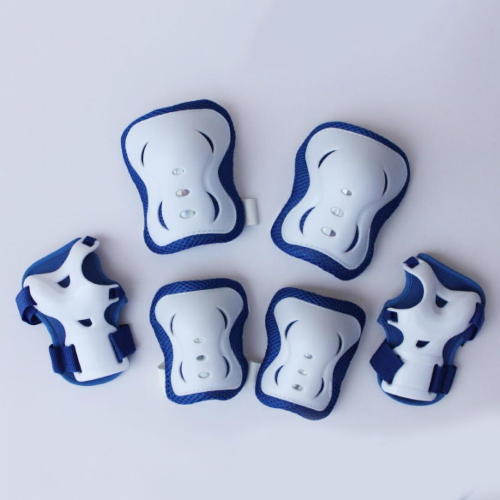 Kids Protective Gear Set for Children Toddler Knee and Elbow Pads with Wrist Guards 6 in 1 for Skating Cycling Bike  ing Scooter