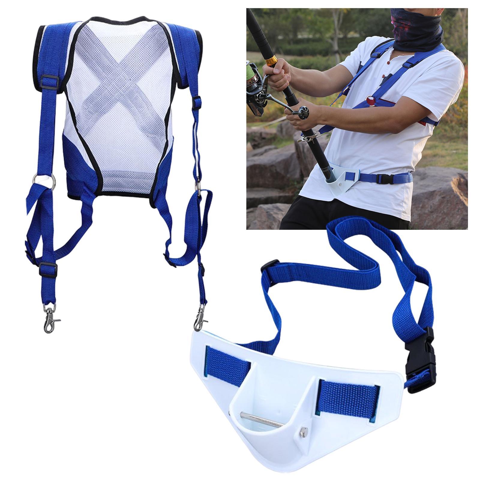 Fishing Rod Holder Belt Adjustable Accessories Waist Belt Fishing Vest Set