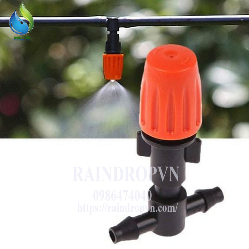 Bộ kit phun sương 20 béc cam đầy đủ phụ kiện