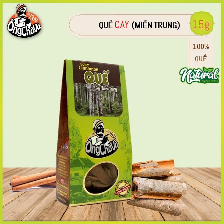 Quế Cay (Miền Trung) Ông Chà Và 15gr - Hộp Giấy