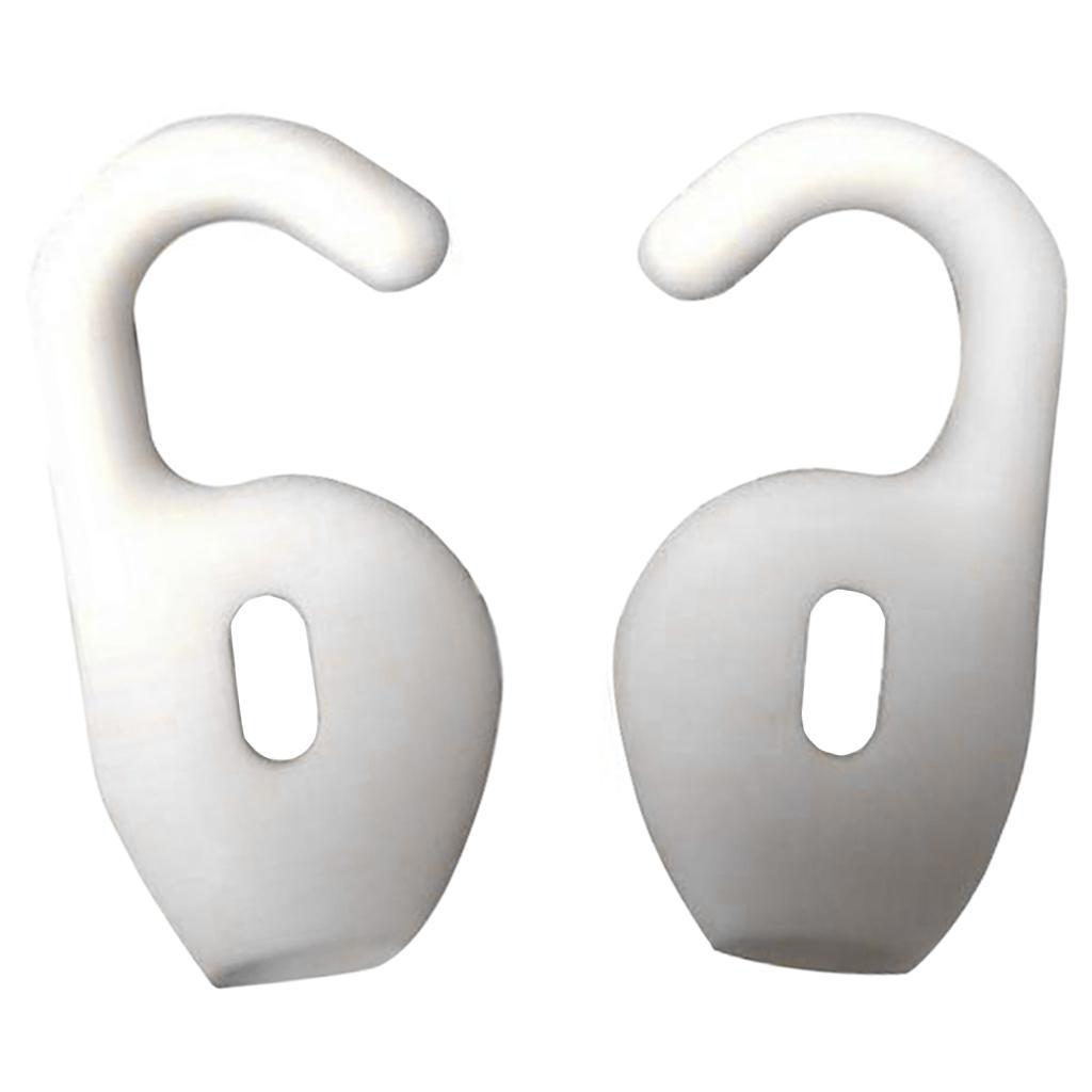1 Pair Silicone Ear Tips Headphone Cover for  Boost White