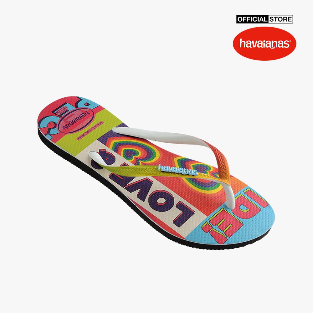 HAVAIANAS - Dép nữ Slim Pride Rainbow 4146922