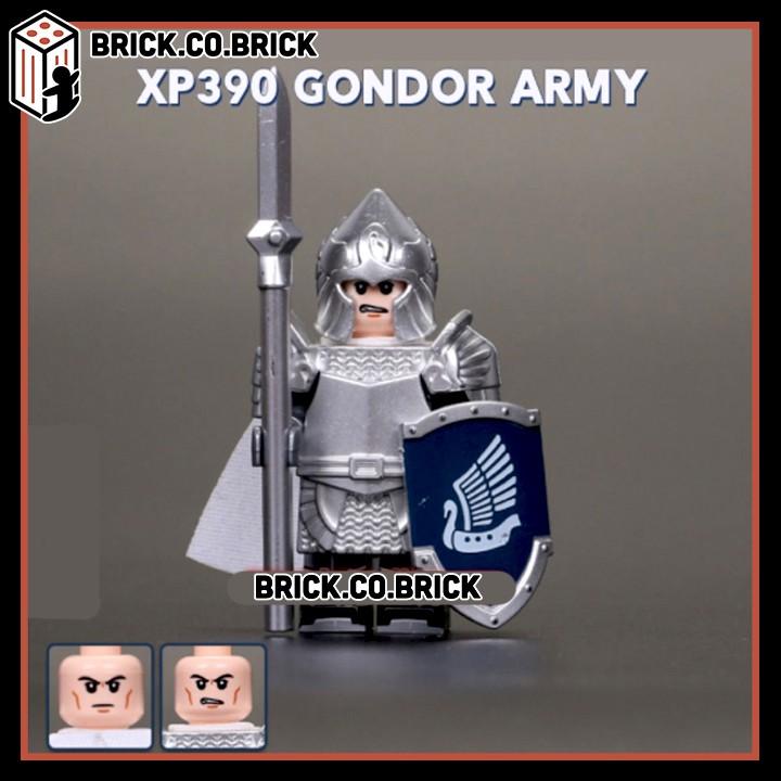 Đồ chơi Lắp ráp Xếp hình Lính trung cổ Đội bảo vệ Pike Guard của Hiệp sĩ minifig KT1051