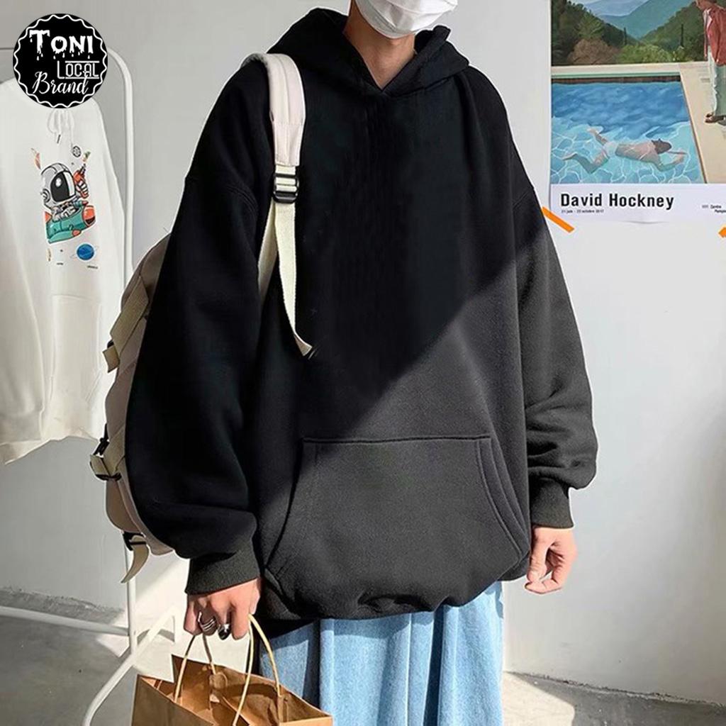 Áo Hoodie Basic Local Brand nỉ bông form rộng Unisex giữ ấm chống nắng