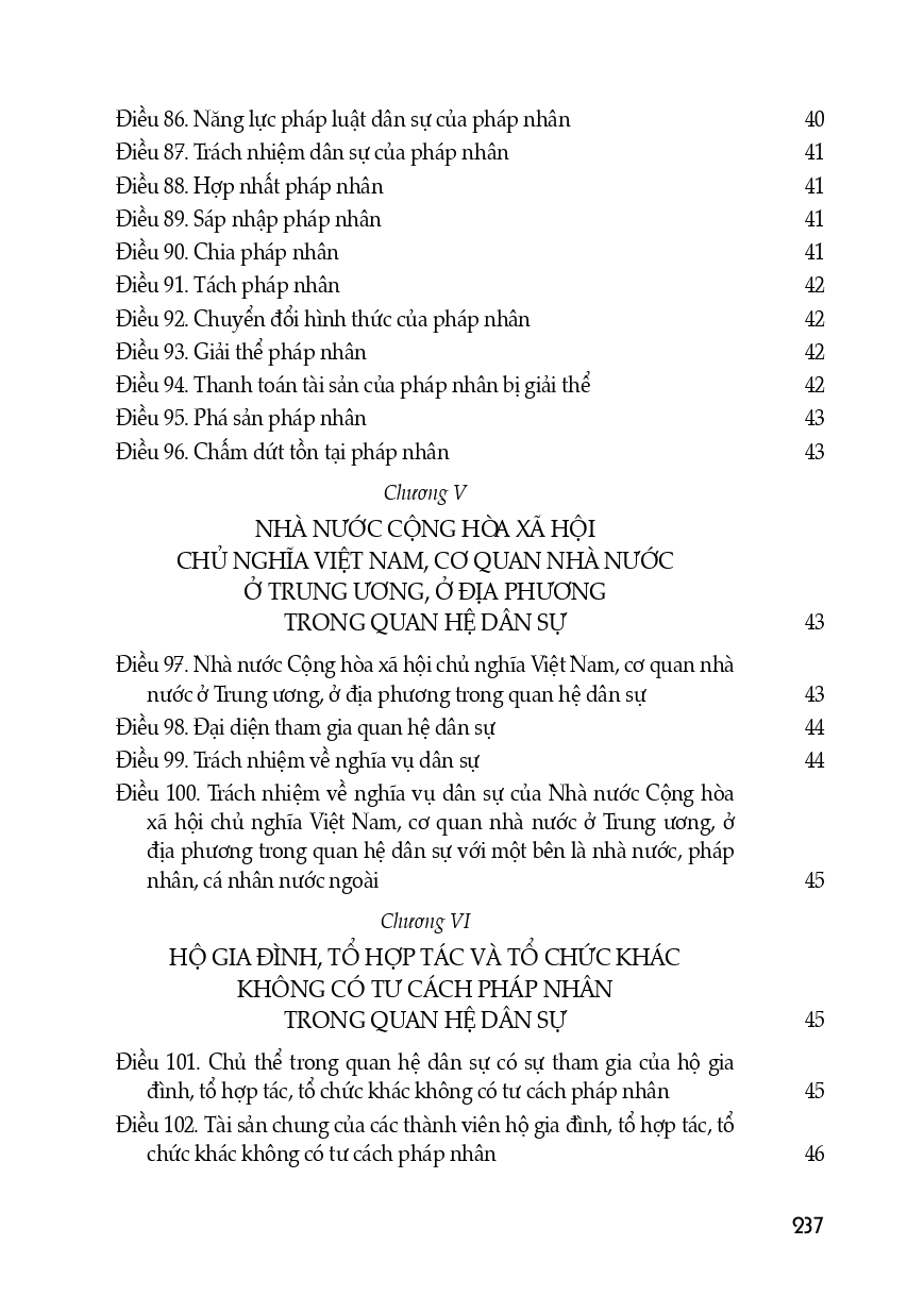 Bộ Luật Dân Sự (Hiện Hành) + Bộ Luật Tố Tụng Dân Sự (Hiện Hành) (Sửa Đổi, Bổ Sung Năm 2019, 2020, 2022) (Trình bày đẹp, chi tiết, dễ dàng tra cứu)