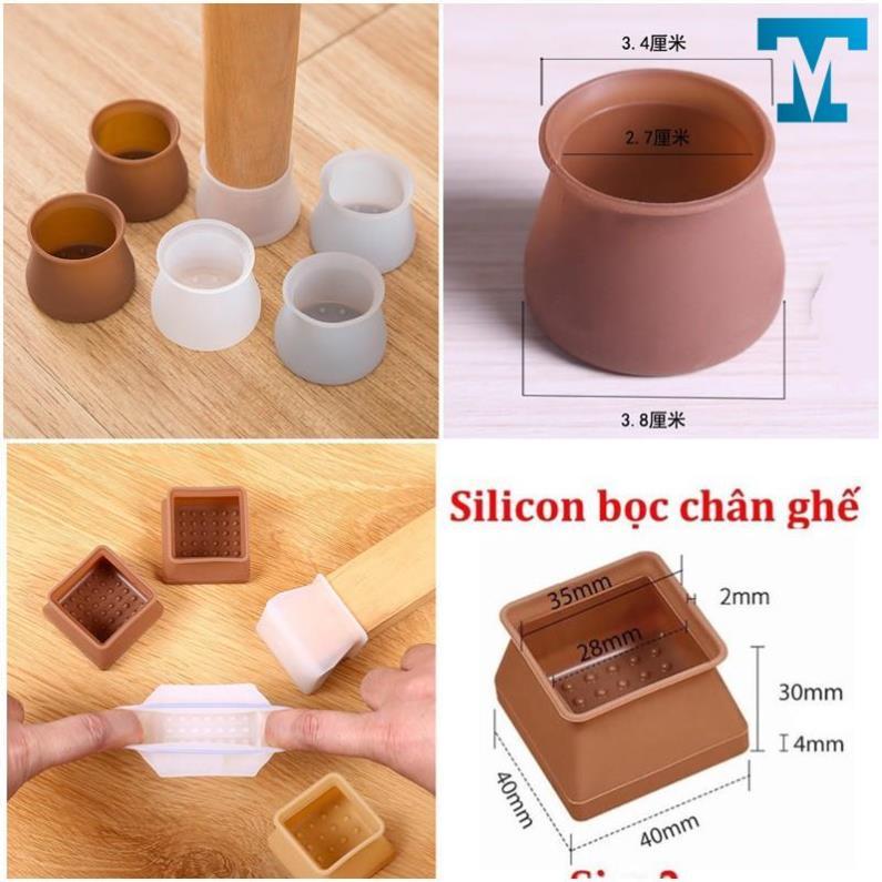 Vỏ bọc chân bàn ghế bằng silicon dày