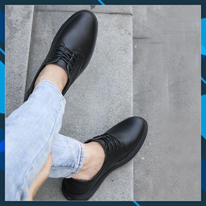 Giày Da Nam Buộc Dây, Da Bò chuẩn, Mềm mại, Mã A-66