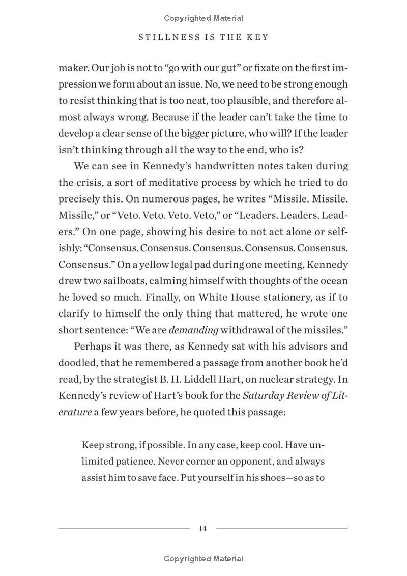 Sách ngoại văn: Stillness Is The Key