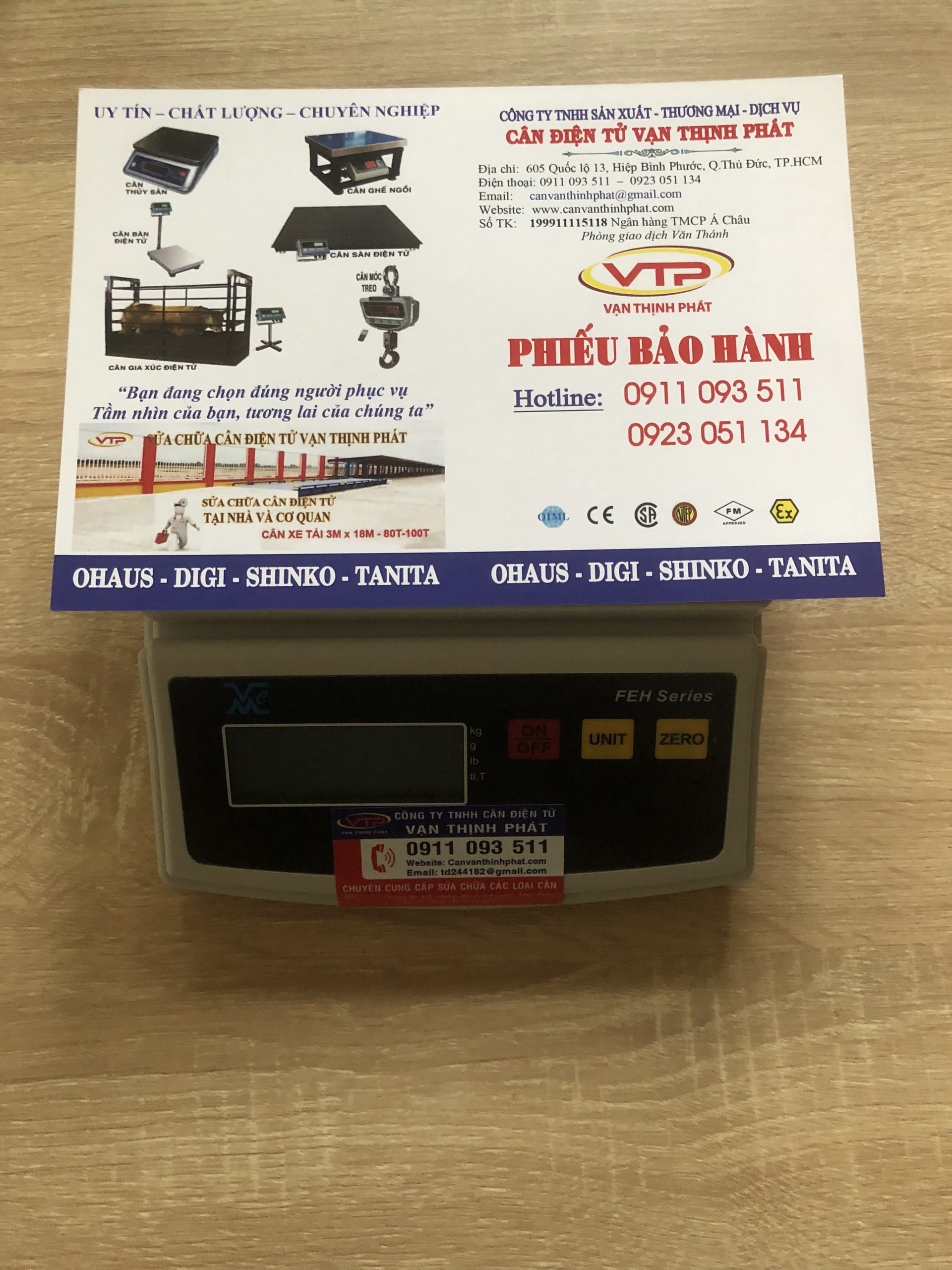 Cân Điện Tử FEH VMC 5 kg