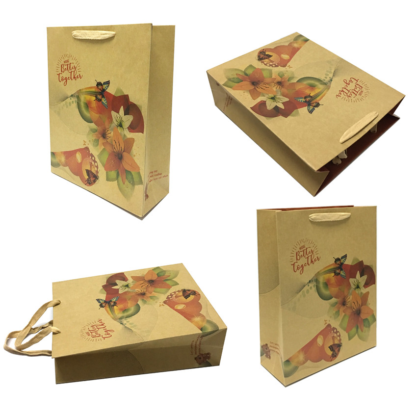 Combo 03 túi Kraft ngang đại (36 x 25 x15 cm) - Giao mẫu ngẫu nhiên