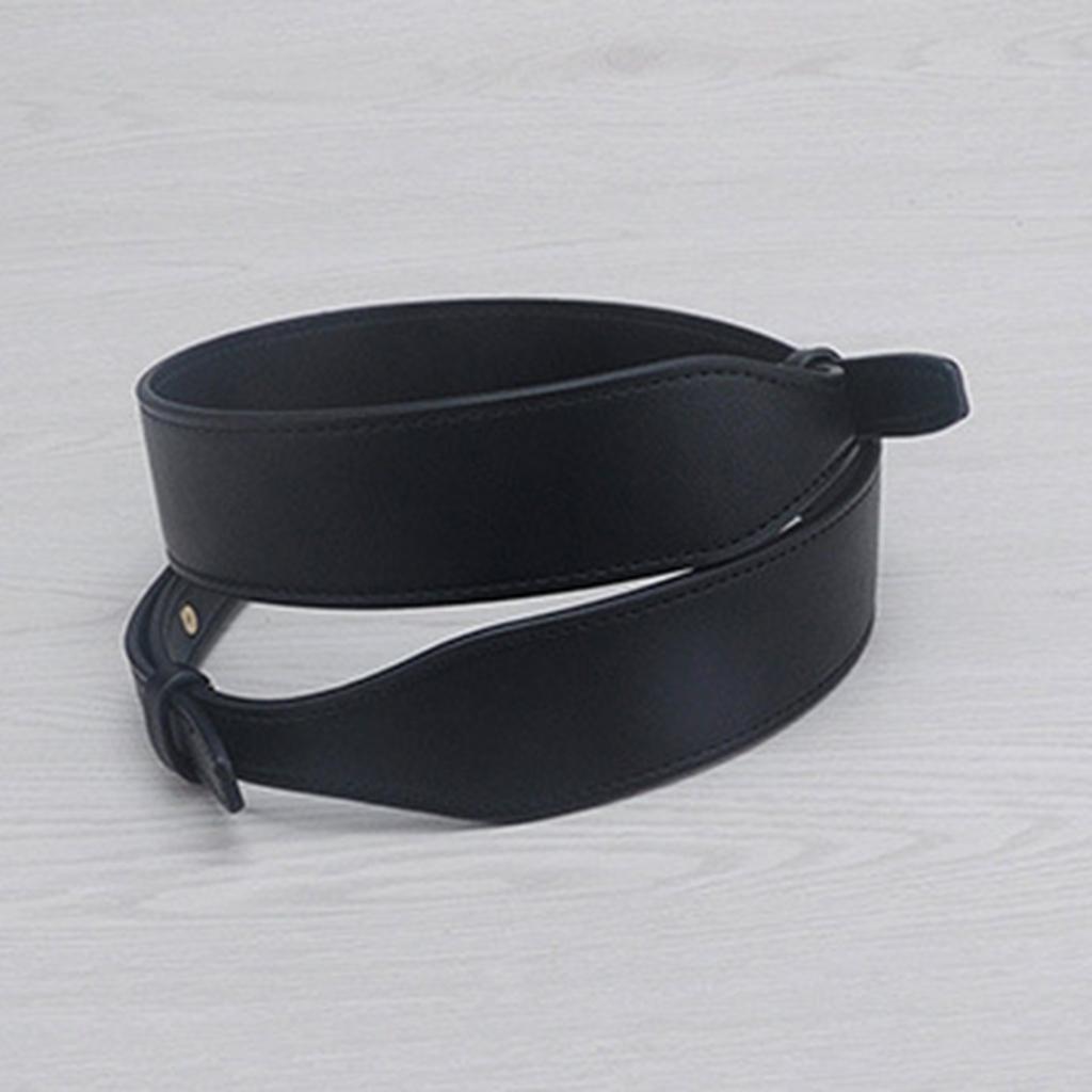 4cm Wide PU Leather Bag Strap Replacement Tote Crossbody Shoulder Handbag Handle DIY Craft Handmade Purse Making Repair 4 Gear Adjustment Band