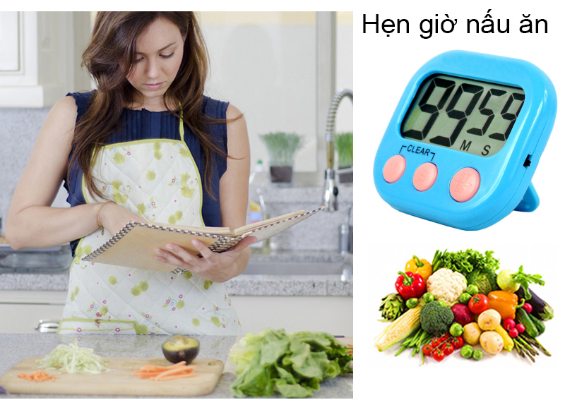 Đồng Hồ Bấm Giờ Đếm Ngược Có Giá Đỡ