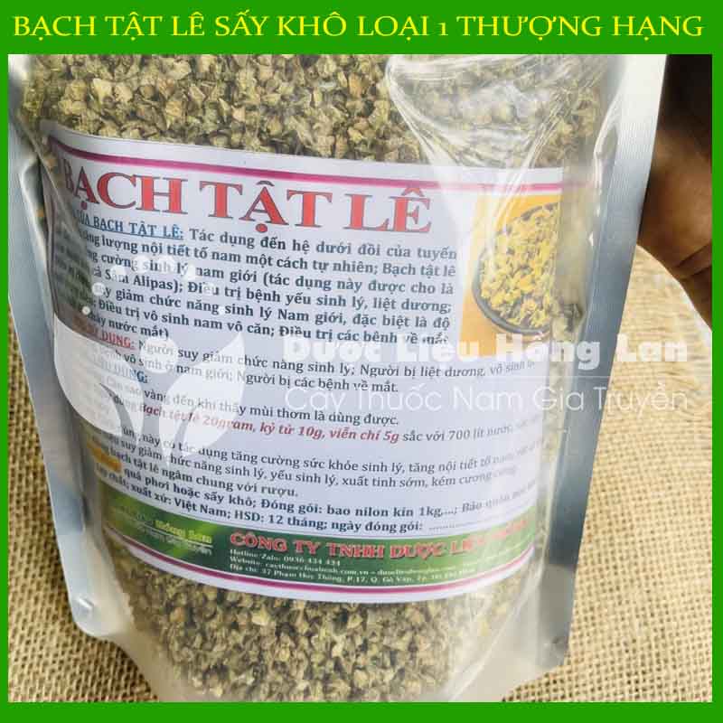 Bạch Tật Lê khô sạch đóng gói 500gram