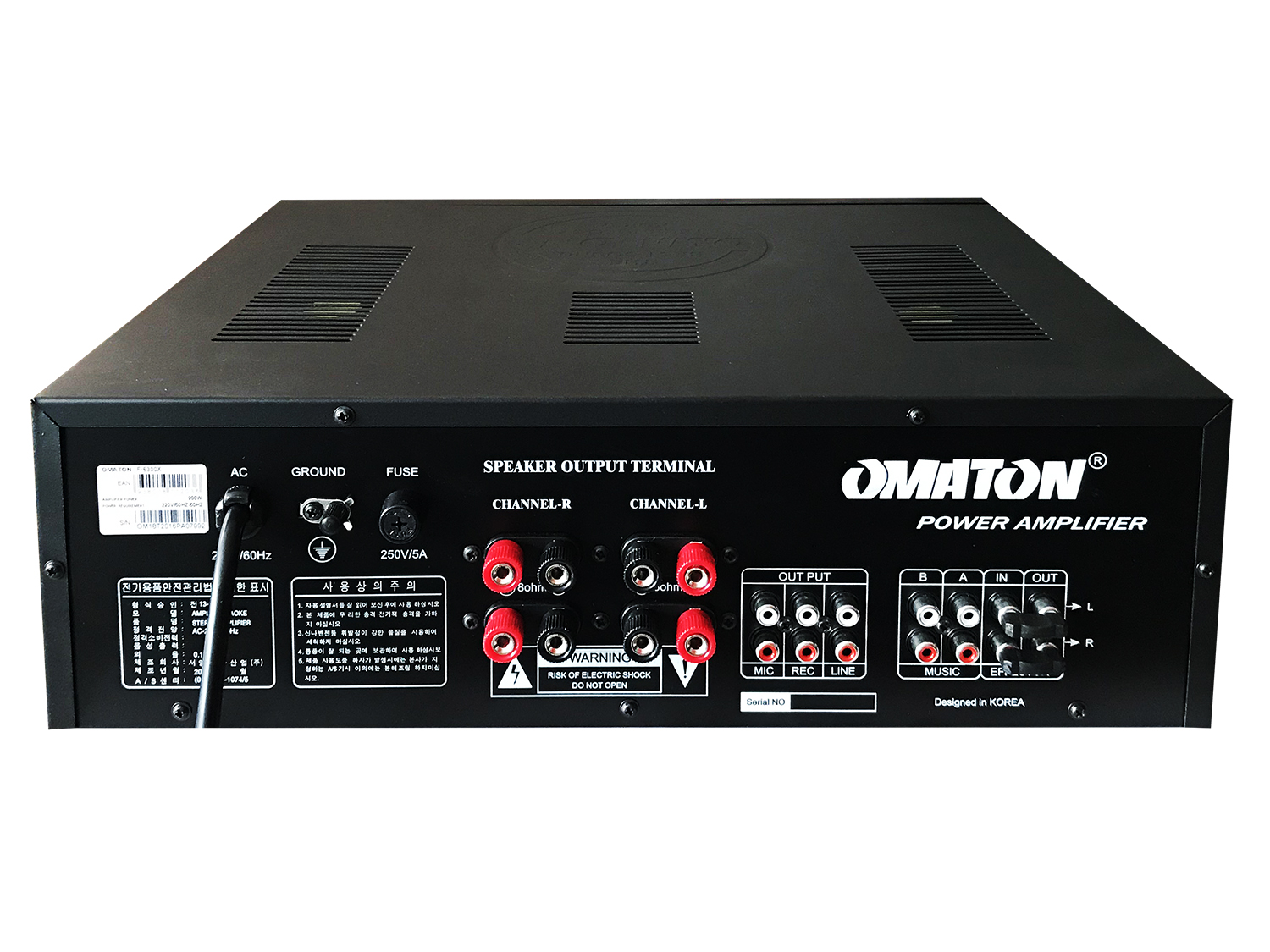 Amply OMATON 6300 - Ampli 20 sò nhật công suất lớn - Tặng dây AV, chống lăn Micro - hàng chính hãng