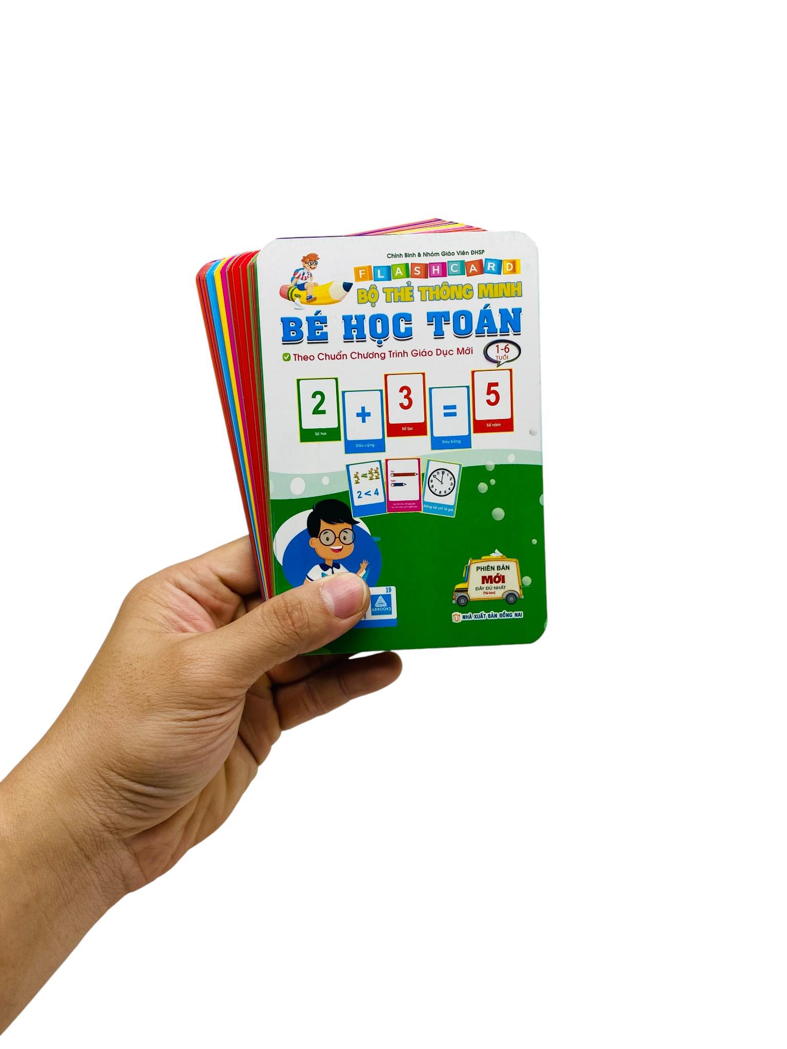 Sách - Flashcard - Bộ Thẻ Thông Minh - Bé Học Toán (1-6 Tuổi) (Tái Bản 2025)