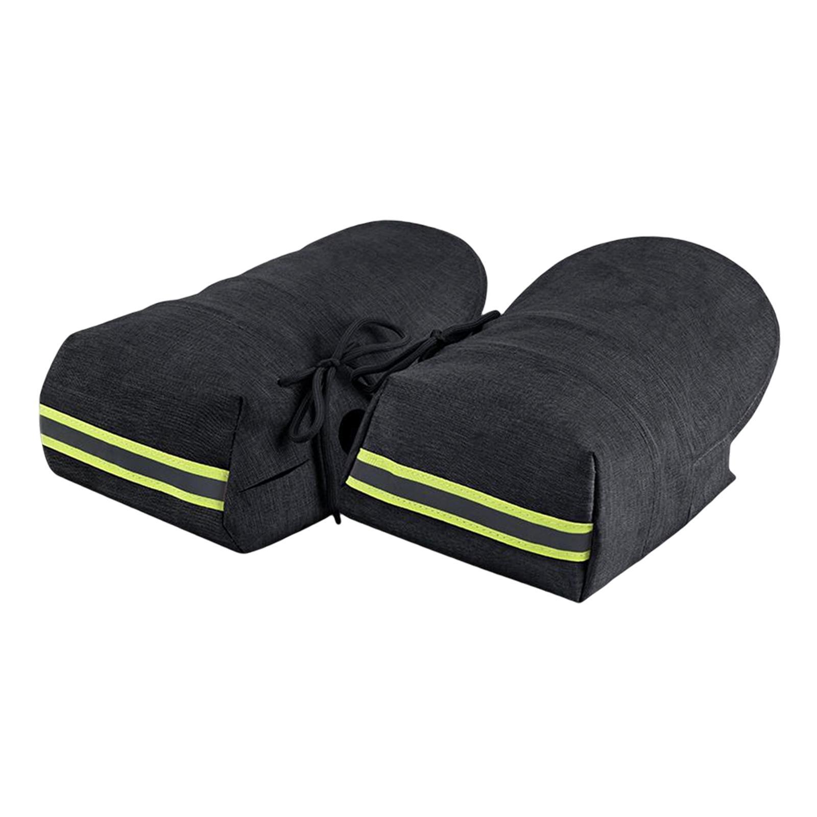 Thick Gloves Windproof Protective Warm black