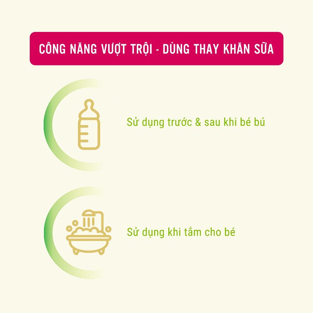 Combo 2 Hộp khăn khô đa năng 180 tờ Mamamy tiện lợi cho mẹ TẶNG 1 hộp cùng loại