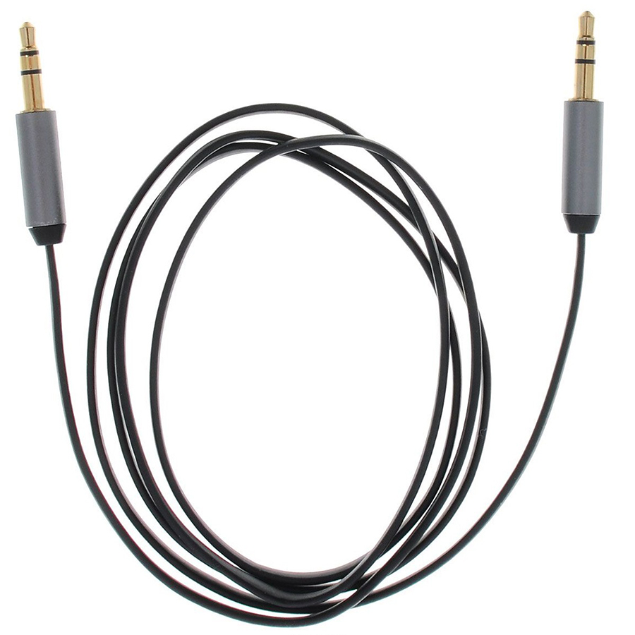 Cáp AV 3.5mm Male To 3.5mm Male Ugreen AV119 10723 (0.5m) - Đen - Hàng Chính Hãng