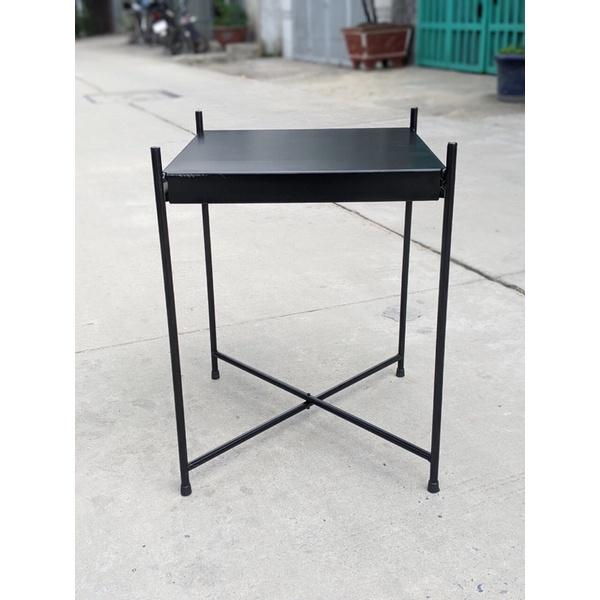 Bàn Chanh Vuông Cao 51cm cùng các Loại Ghế Xếp