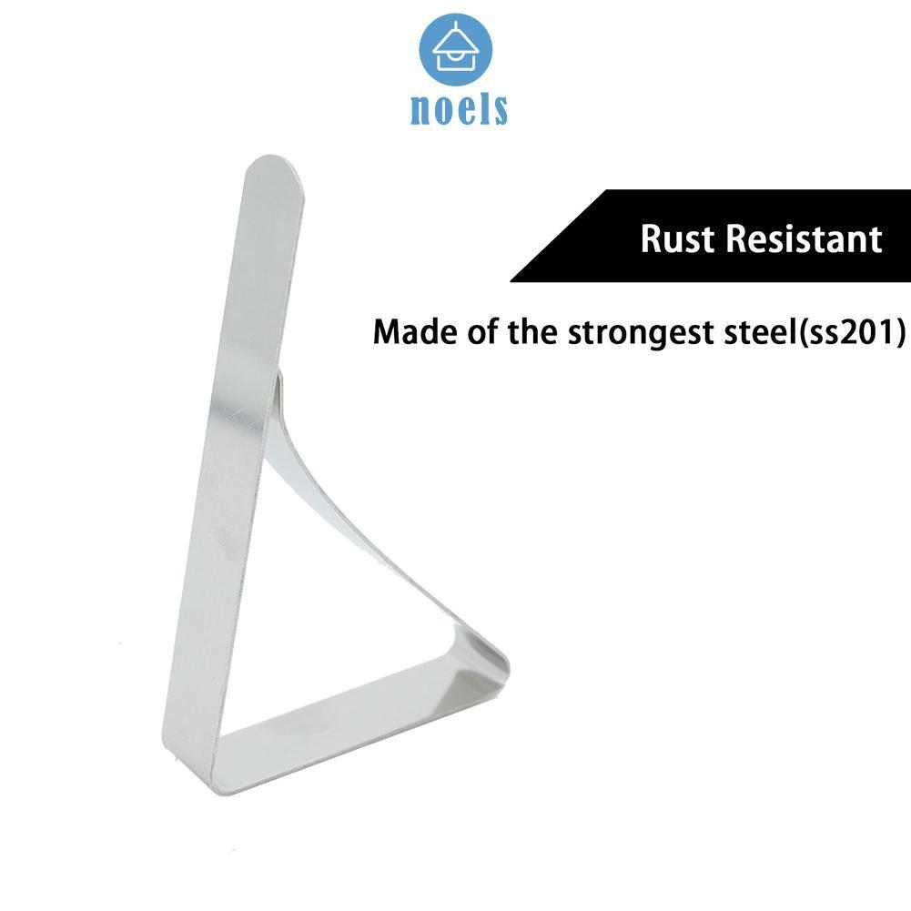 Set 6 Giá Đỡ Khăn Trải Bàn Bằng Thép Không Gỉ Tiện Dụng
