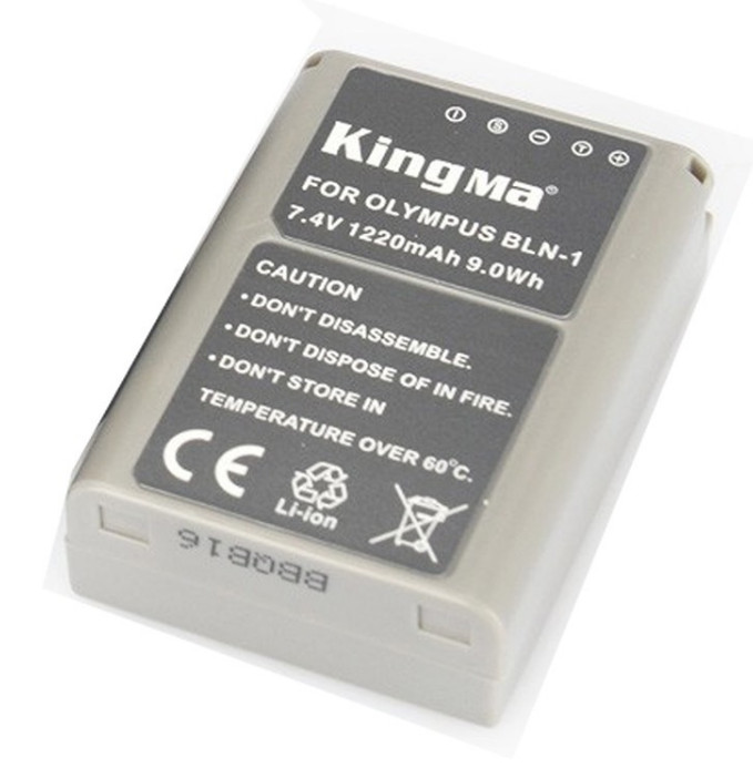 Combo 1 pin 1 sạc Kingma for Olympus BLN-1 - Hàng chính hãng