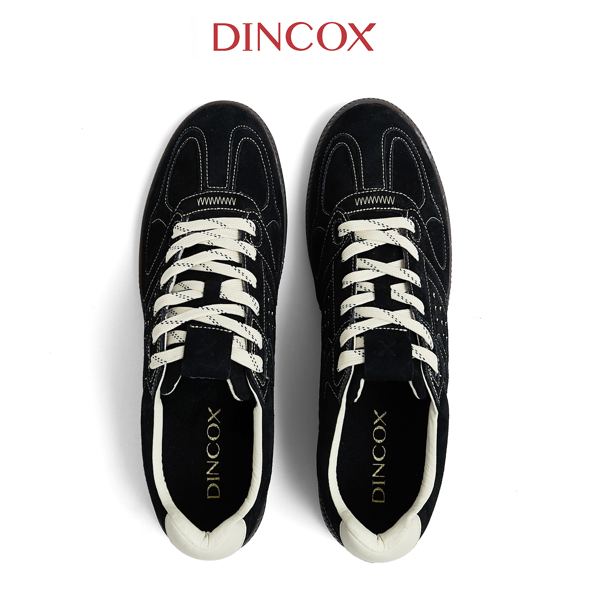[NEW ARRIVAL] Giày Sneaker Nam Nữ Da Suede Cao Cấp Dincox Shoes DC50 RAVEN