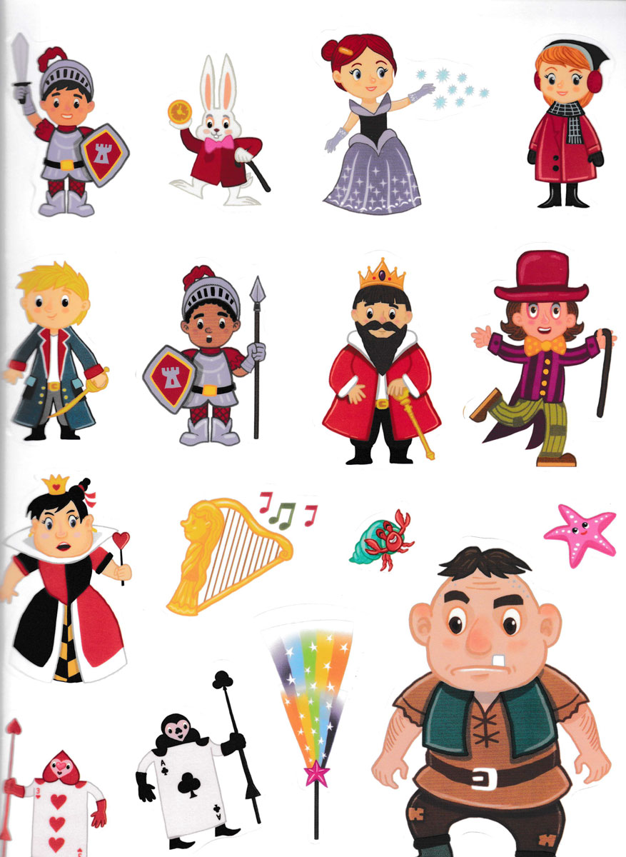 Jumbo Stickers For Little Hands - Thế Giới Cổ Tích - 75 Stickers!