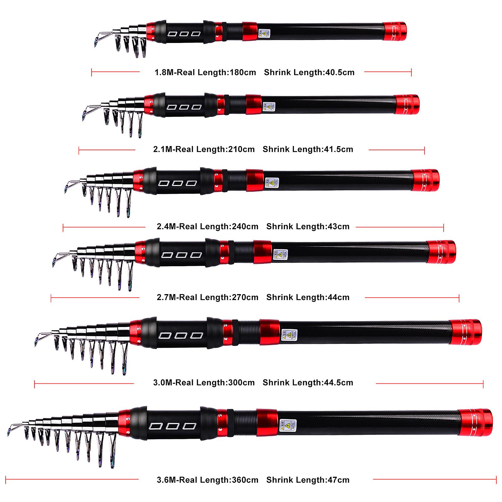Cần câu cá di động bằng sợi carbon có thể điều chỉnh