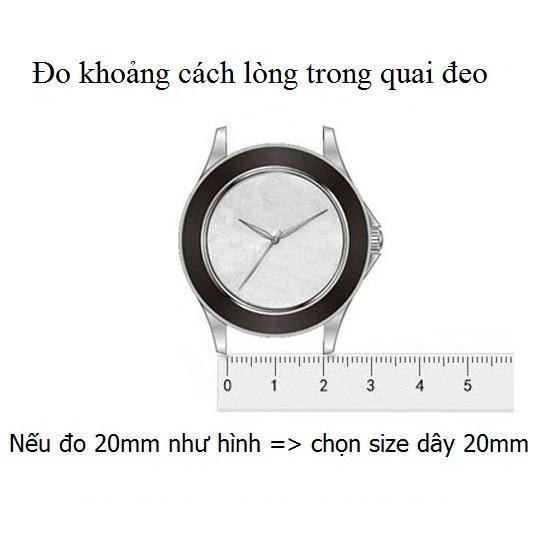 Dây Đồng Hồ Da Bò Thật Size Nữ 12/14/16/18mm Handmade