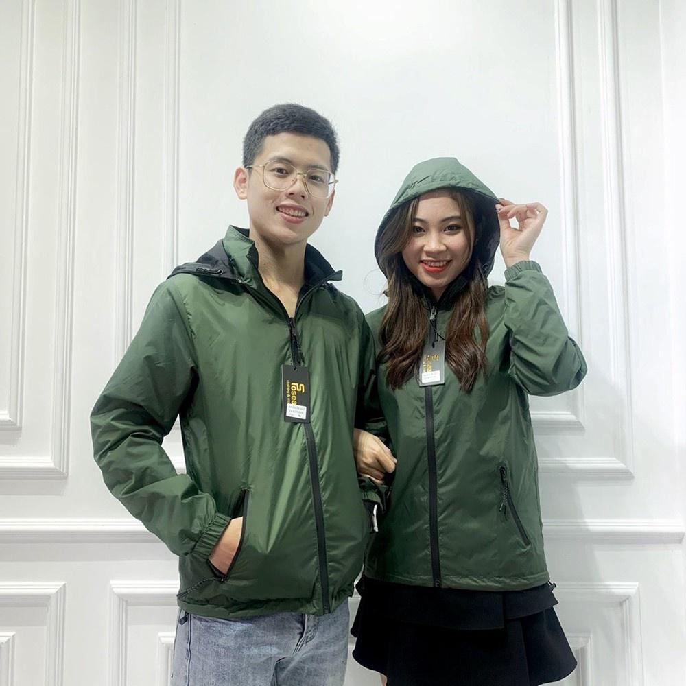 Áo gió 2 mặt cao cấp hai lớp áo gió nam nữ chống nước chống gió chống nắng phom trẻ trung loại cao cấp