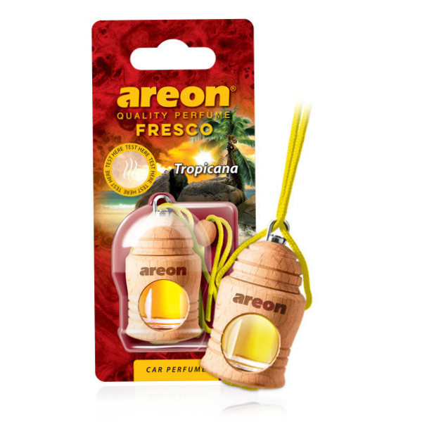 Tinh dầu treo xe hơi Areon Fresco Tropicana – Hoa Quả Nhiệt Đới (Dịu nhẹ)