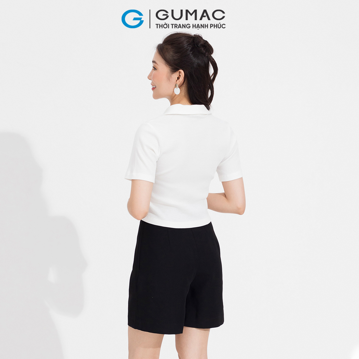 Áo thun cài nút GUMAC ATD04055