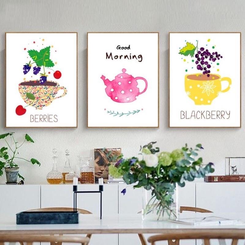 Tranh canvas bộ 3 bức hiện đại