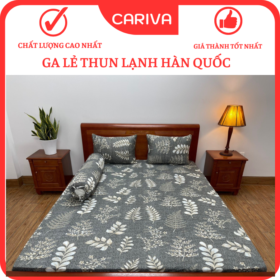 Ga Giường, Drap Nệm Thun Lạnh Cariva Đủ Kích Thước