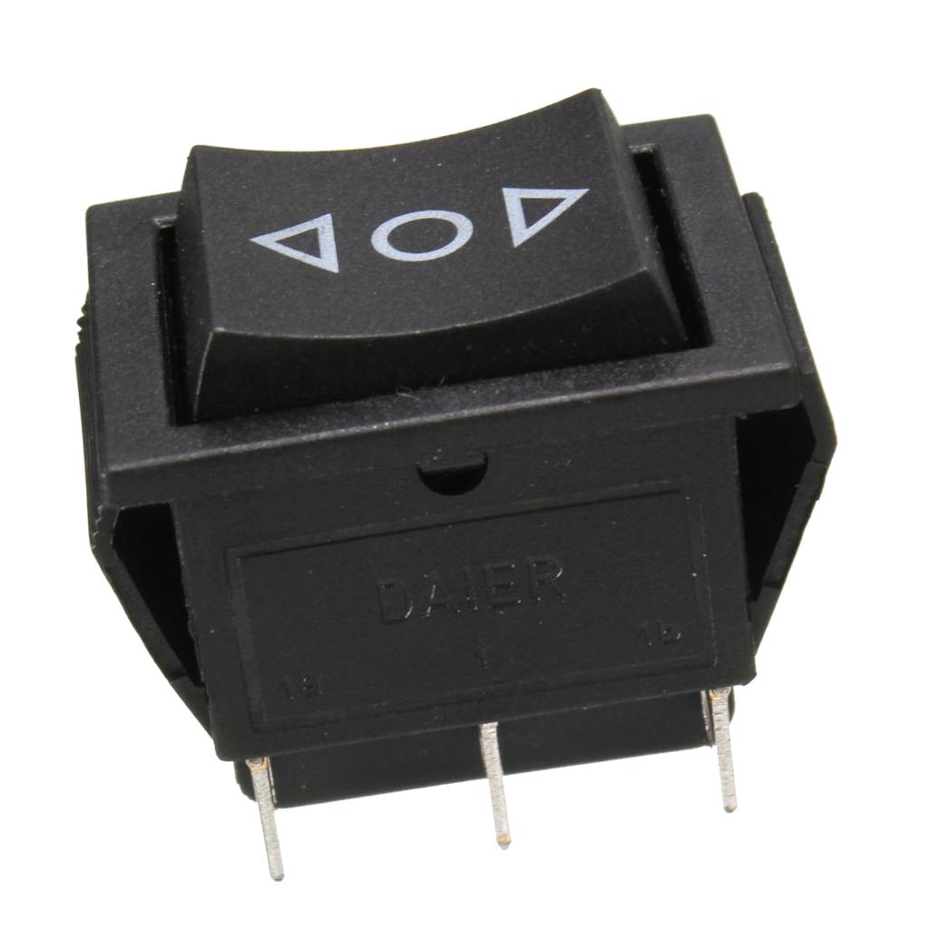 Pair 6-Pin Sunroof Locks Rocker Momentary Switch DPDT On/Off/On 12V