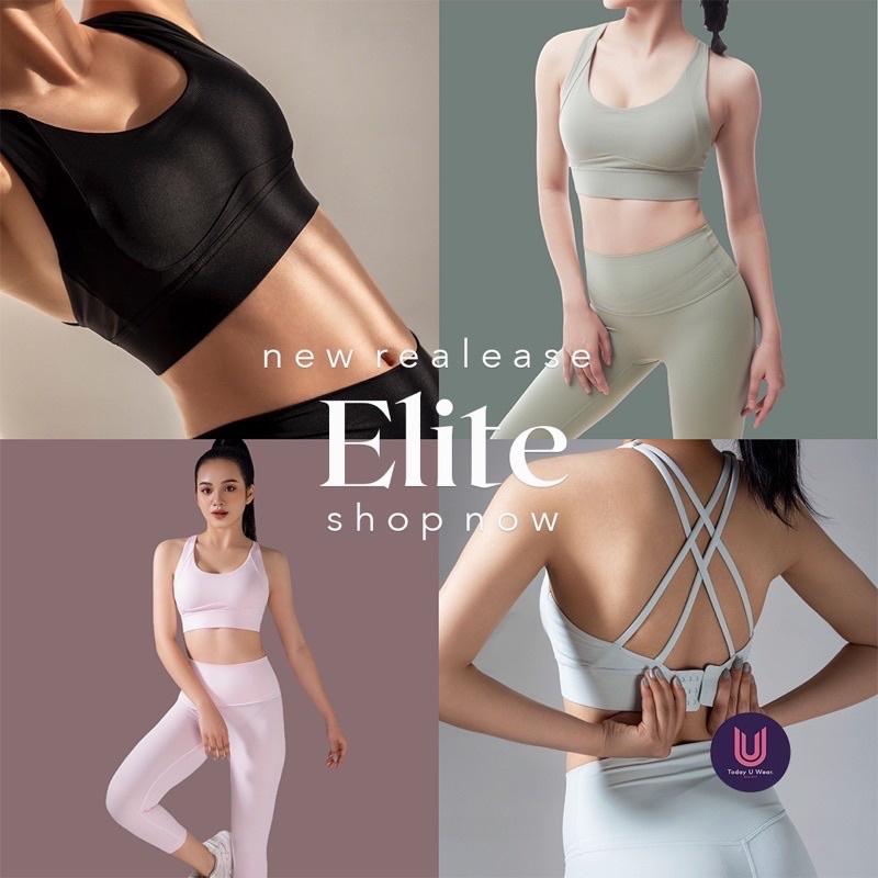 Quần Thể Thao Tập Gym Yoga Elite Legging (co dãn tốt, cạp cao, chất liệu cao cấp, quần lửng